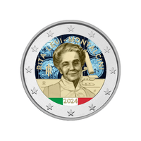 Italie 2024 -  2 Euro Commémorative - Rita Levi-Montessori - Colorisée