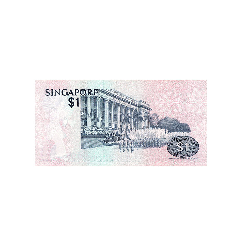 Singapour - Billet de 1 Dollar - 1976