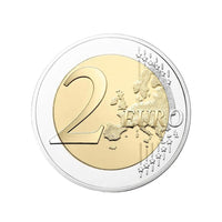 Allemagne 2015 - 2 Euro Commémorative - 25ème anniversaire du mur de Berlin - Colorisée