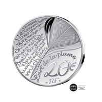 Alexandre Dumas et les Trois Mousquetaires - Monnaie de 20€ Argent - BE 2024