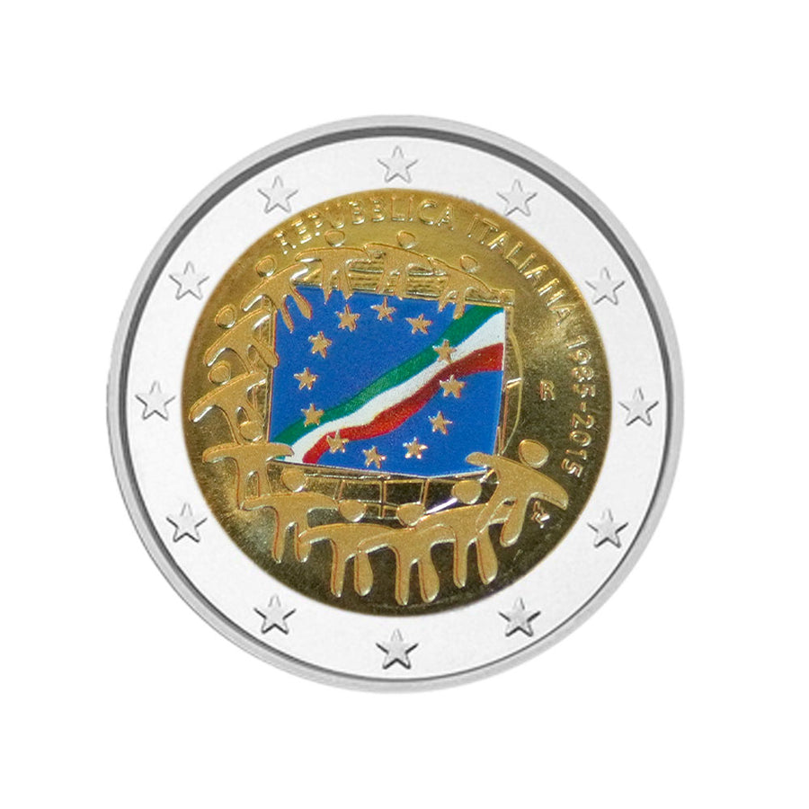 Italie 2015 - 2 Euro Commémorative - Colorisée