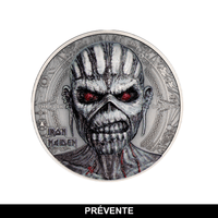 Iron Maiden - The Book of Souls - Monnaie de 10$ Argent 2 Oz - Antique Finish 2024