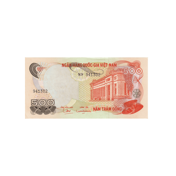 Viêt Nam - Billet de 500 Dong - 1970