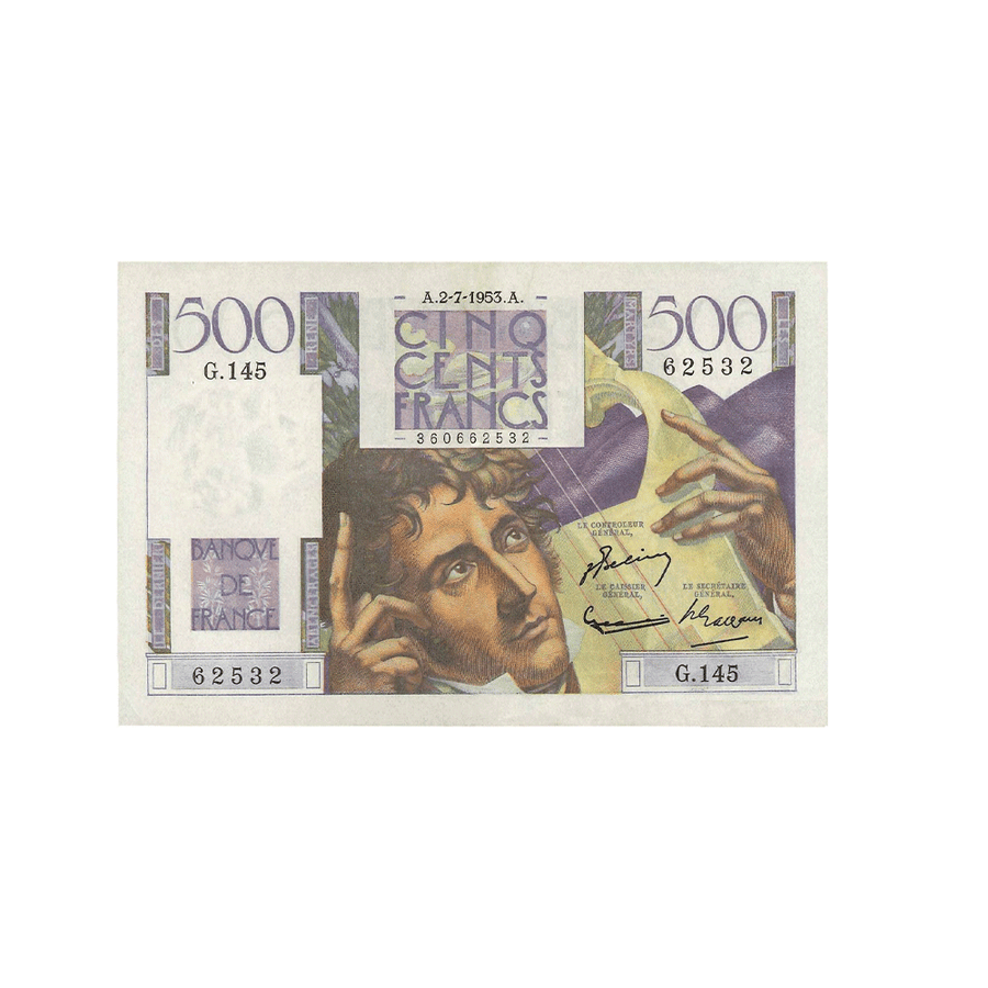 France - Billet de 500 Francs - Chateaubriand - 1945-1953