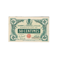 France - Billet de 50 Centimes - Chambre des Commerce de Saint-Dizier - 1920