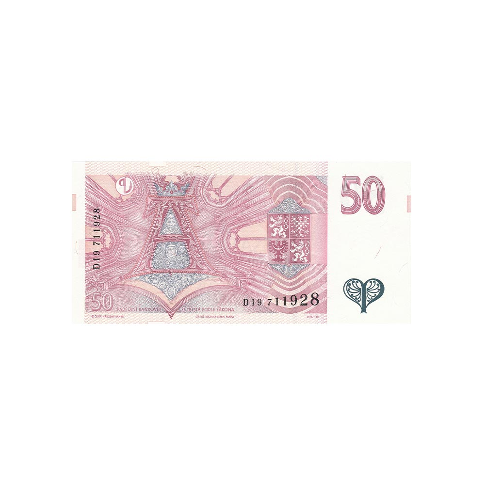 République Tchèque - Billet de 50 Couronnes - 1997