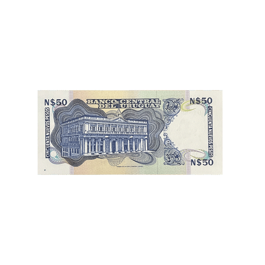 Uruguay - Billet de 50 Nouveaux Pesos - 1979-1987