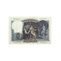 Espagne - Billet de 50 Pesetas - 1931