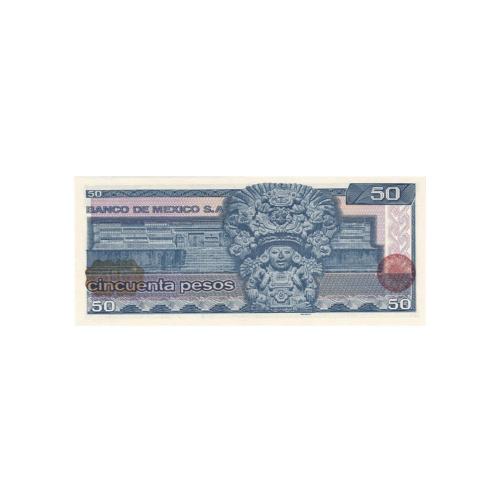 Mexique - Billet de 50 Pesos - 1981