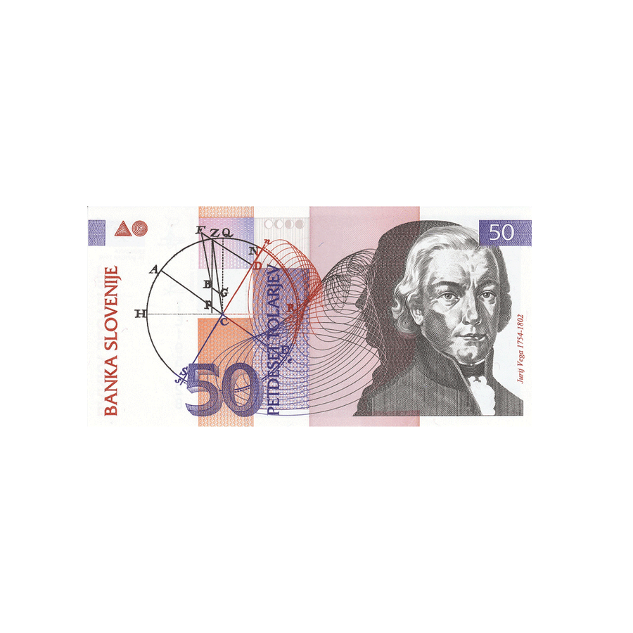 Slovenia - Ticocchie di 50 Tolarjev - 1992