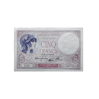 France - Billet de 5 Francs - Violette - 1939-1940