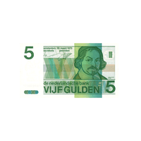 Pays-Bas - Billet de 5 Gulden - 1973