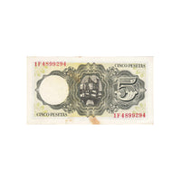 Espagne - Billet de 5 Pesetas - 1951