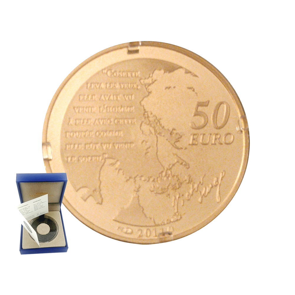 Cosette - 50€ Gold Coin - BE 2011