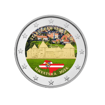 Croatie 2024 - 2 Euro Commémorative - Ville de Varazdin - Colorisée