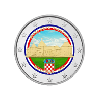 Croatia 2023 - 2 Euro commemorative - Introduction of Euro - Colorized