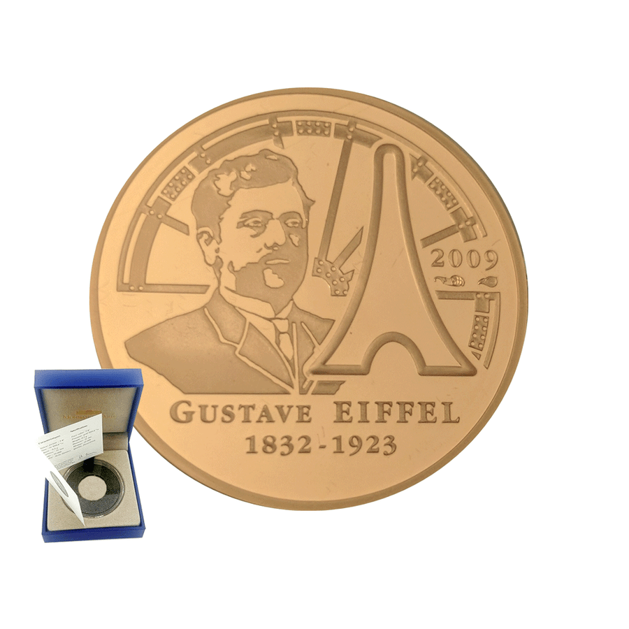 Gustave Eiffel - 50€ Gold Coin - BE 2009