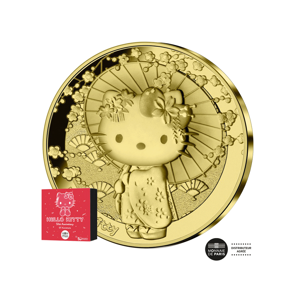 Hello Kitty - Japanese version - Currency of € 50 or 1/4 Oz - BE 2024