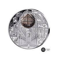 Notre-Dame de Paris - Monnaie de 25€ Argent 2 Oz - BE 2024