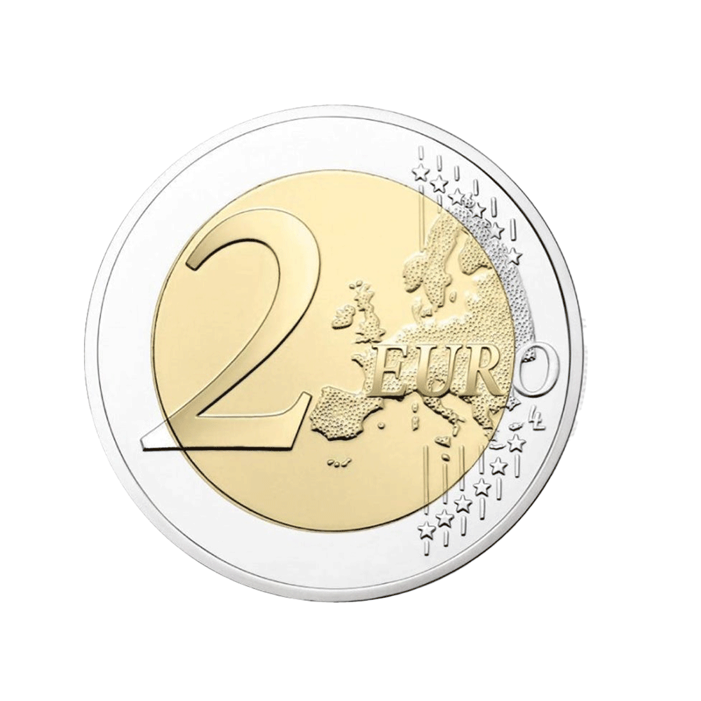 Allemagne 2024 - Lot de 5 monnaies de 2 Euro Commémorative - Mecklembourg - Colorisée