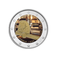 Slovenia 2024 - 2 Euro commemorative - 250th anniversary of the National and University Library of Slovenia - Colorized