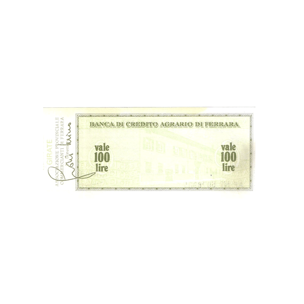 Italie - Monnaie de Nécessité Italienne de 100 Lires - 1976-1977