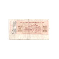 Italie - Billet de 100 Lires - Institut Bancaire San Paolo de Turin - 1975-1977