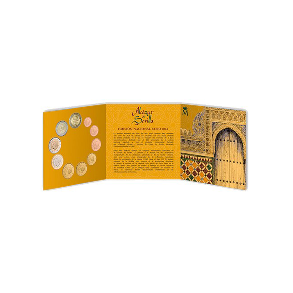 Espagne 2024 - Coffret série annuelle "Alcazar de Sevilla" - BU