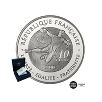 Jeux d'été 2012 - Handball - Monnaie de 10€ Argent - BE 2010