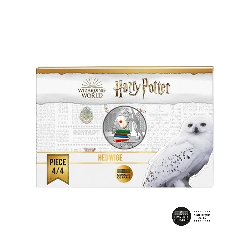 Harry Potter - Monnaie de 50 Euro Argent - Hedwige - Vague 2 2021 Colorisée