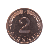 2 pfennig-Germany-1967-2001