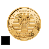 Iron Maiden - POWERSLAVE - Monnaie de 5$ en Or - BE 2024