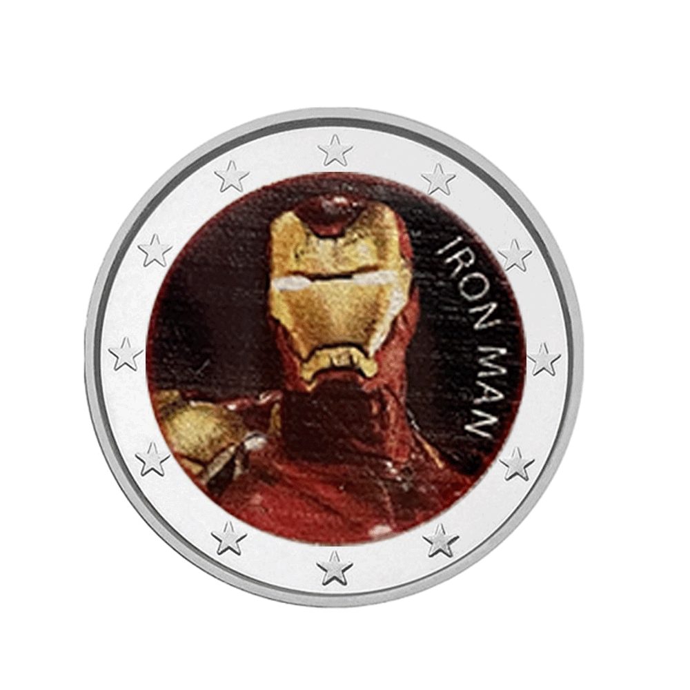 Supereroe - 2 euro commemorativo - colorato