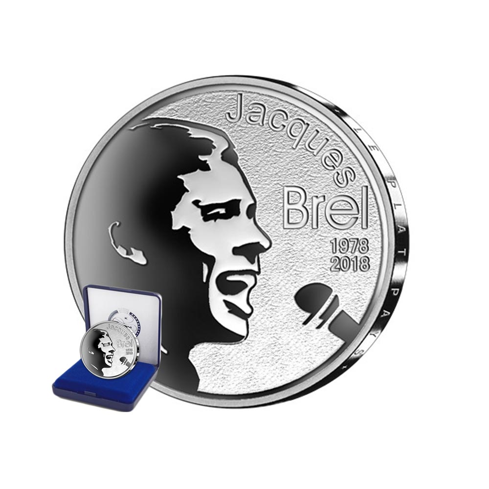 jacques brel 10 euro BE 2018