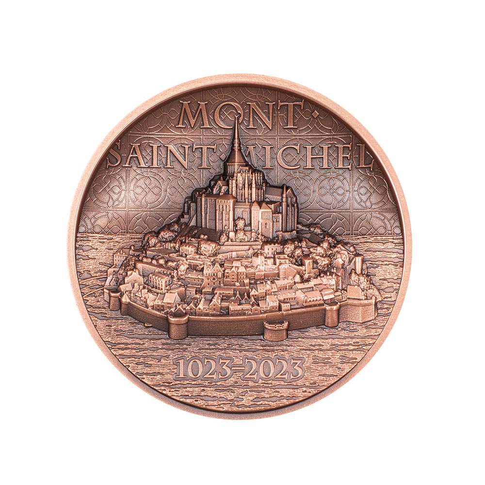 Mont-Saint-Michel - Monnaie de 1 Dollar Cuivre - 2023