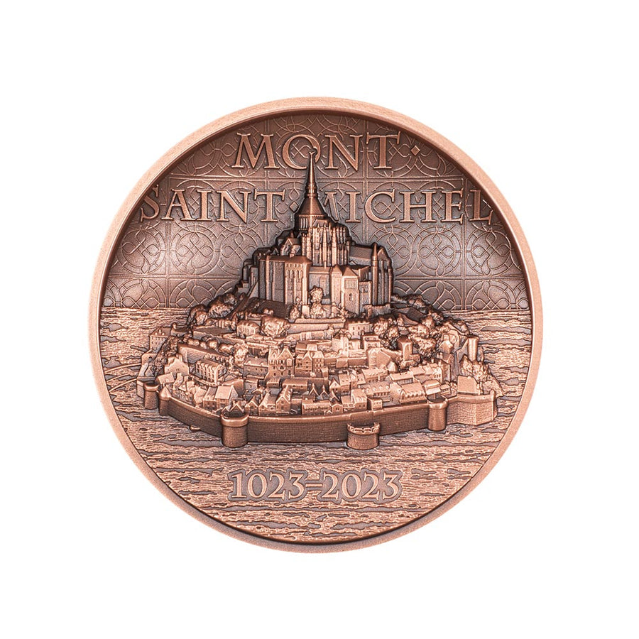 Mont-Saint-Michel - Monnaie de 1 Dollar Cuivre - 2023