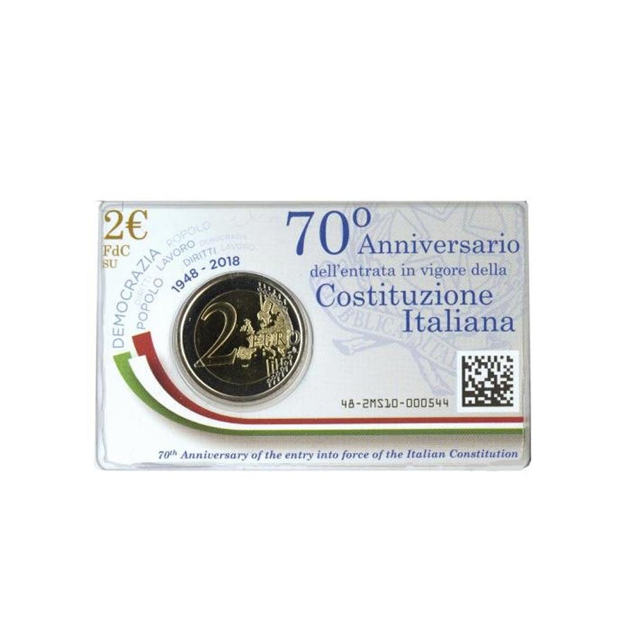 Koincard Italy - 70. Jahrestag des Eintritts in die italienische Verfassung - BU 2018