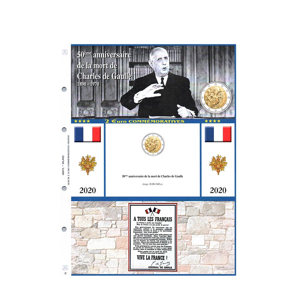 Album France - 2 Euro Commémorative - Années 2007 à 2022