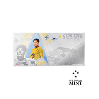 Star Trek Sulu - Niue - Nota de 1 dólar - Prata 2018