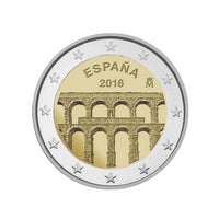 espagne 2016 2 euro aqueduc segovie