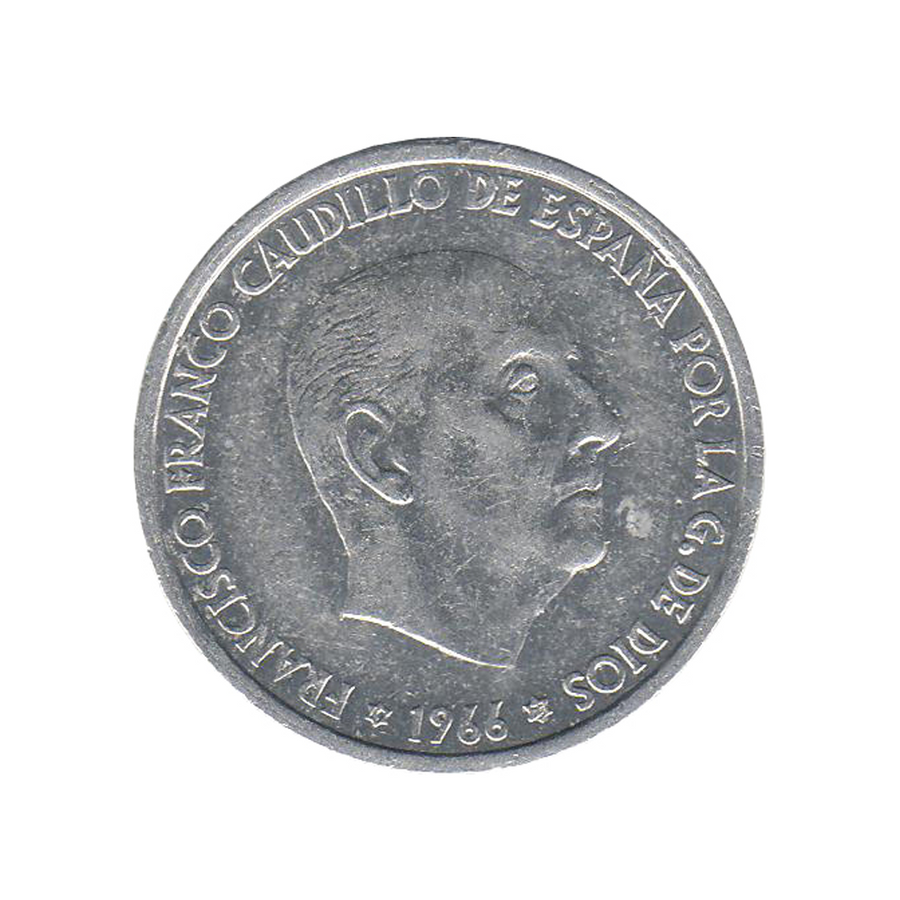 50 Centimos Franco Espagne 1966-1975