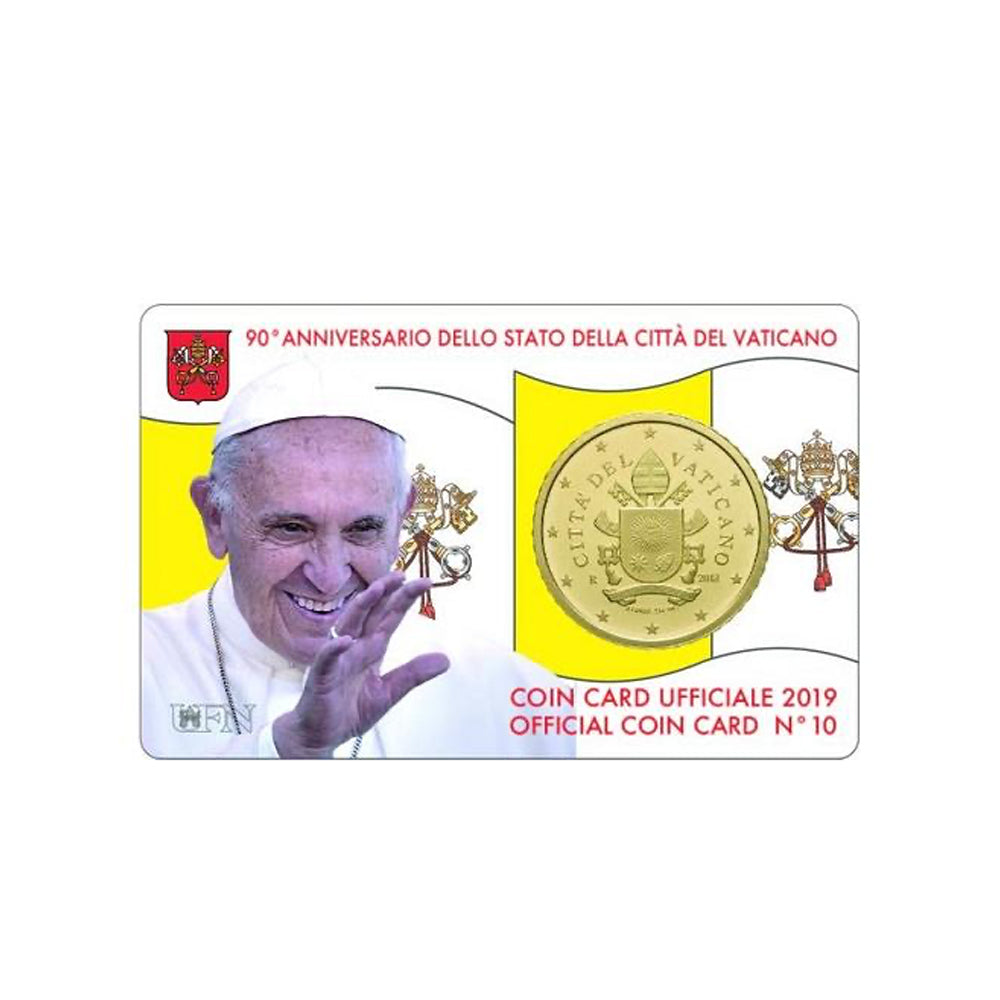 coincard vatican pape francois 2019 n 10