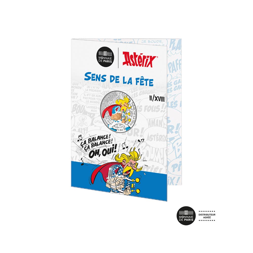 Astérix - Lot de 9 monnaies de 10€ Argent - Vague 1 - 2022 (variantes disponibles)