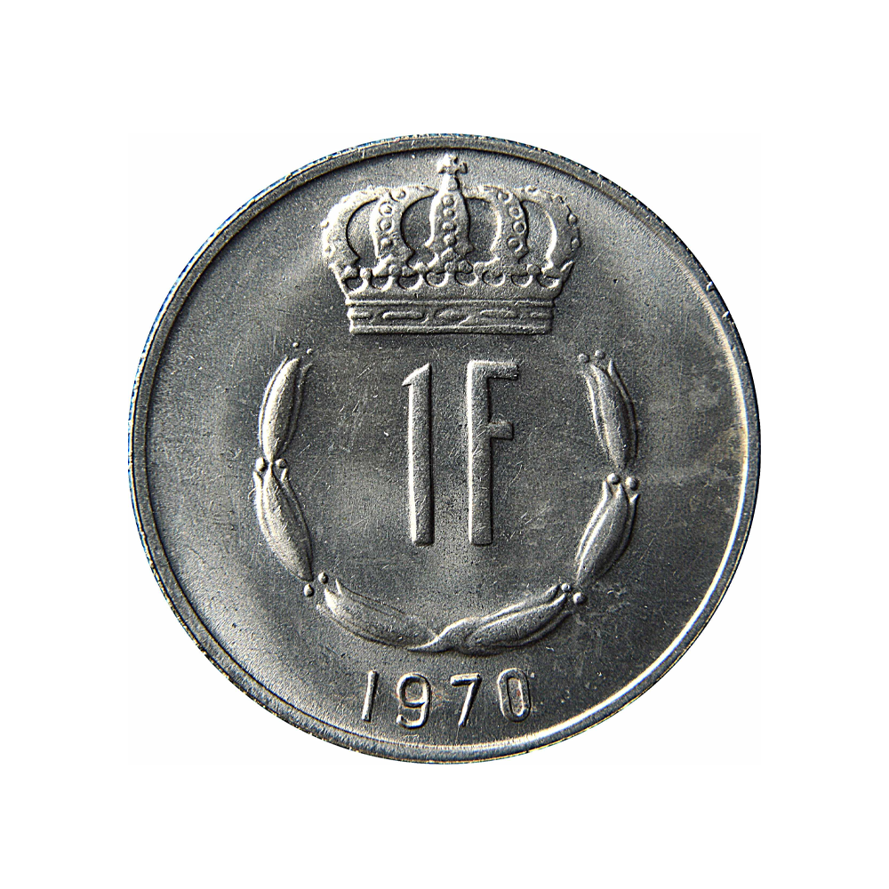 1 Franc Jean Luxembourg 1965-1984