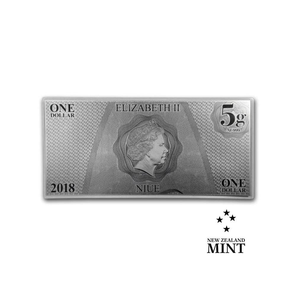 Star Trek McCoy - Niue - 1 dollar Note - Silver 2018