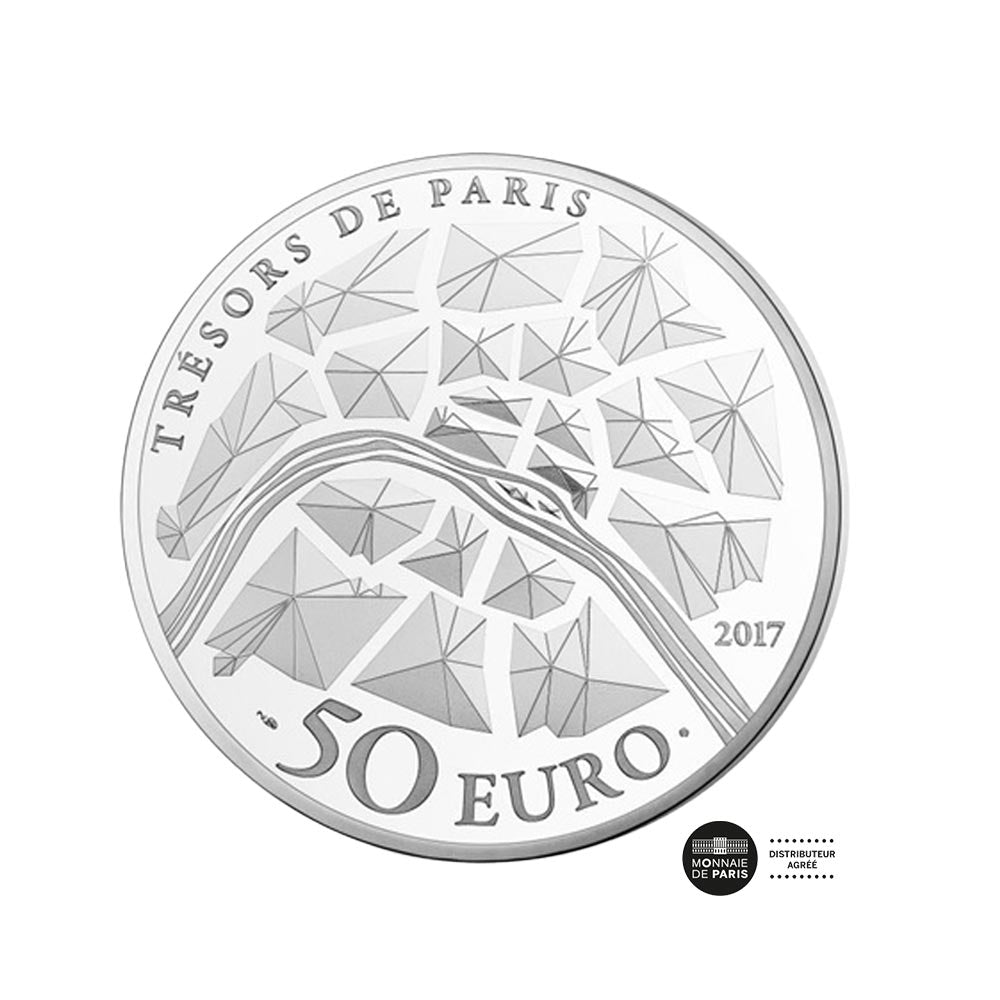 Treasures of Paris - Statue of Liberty Grenelle - Currency of € 50 money - BE 2017