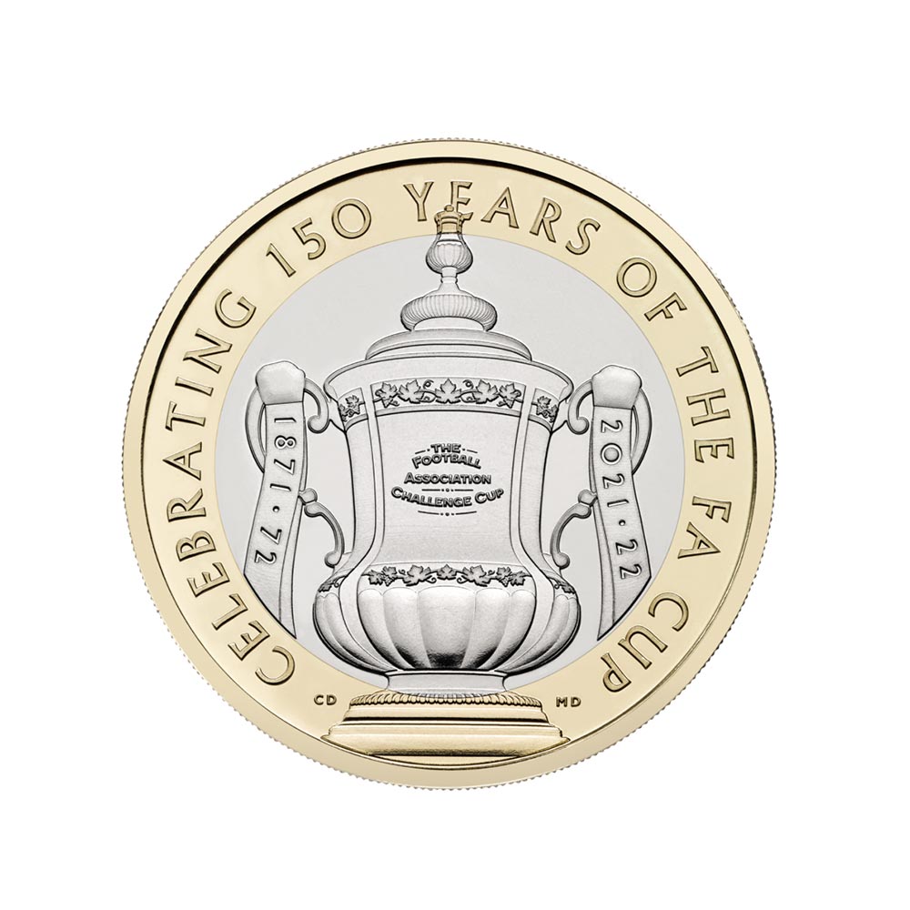 Royaume-Uni 2022 - 150 ans de la FA Cup - Monnaie de 2 Livres Sterling