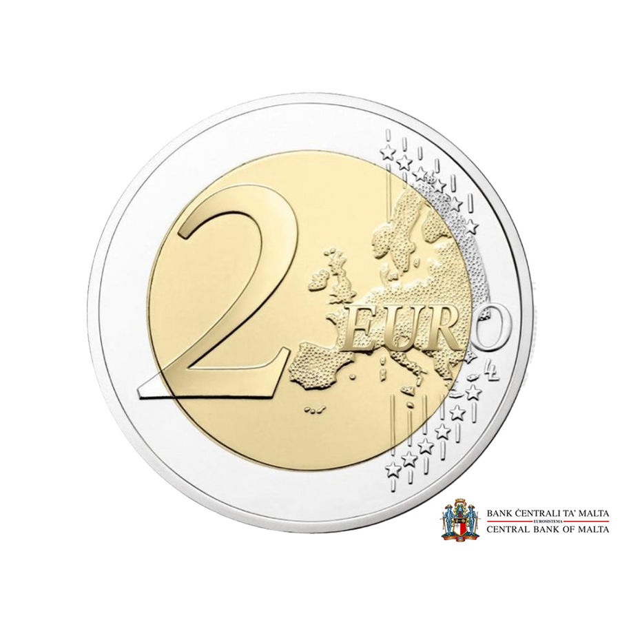 Malta 2012 2 Euro - 10e verjaardag van de euro