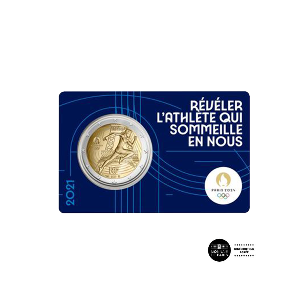 Paris Olympic Games 2024 - € 2 commemorative BU 1/5 - Year 1