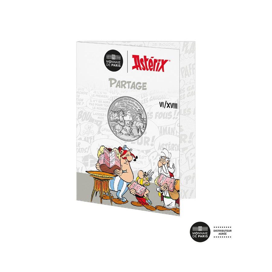 Astérix - Lot de 9 monnaies de 10€ Argent - Vague 1 - 2022 (variantes disponibles)